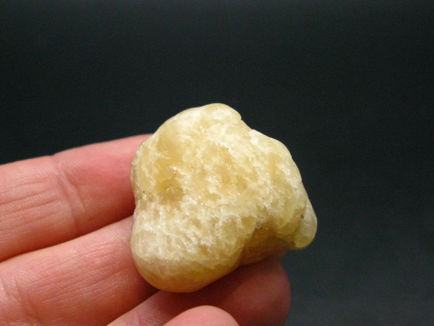 Very Nice Raw Agni Gold Danburite Tumbled Stone from Tanzania - 1.0" - 16.68 Grams