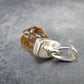 Natural Unheated Citrine Sterling Silver Pendant from Zambia - 1.1" - 2.50 Grams