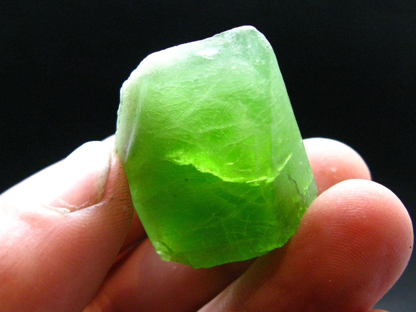 Huge 387 Carat Gem Peridot Olivine Cluster from Pakistan - 1.3"