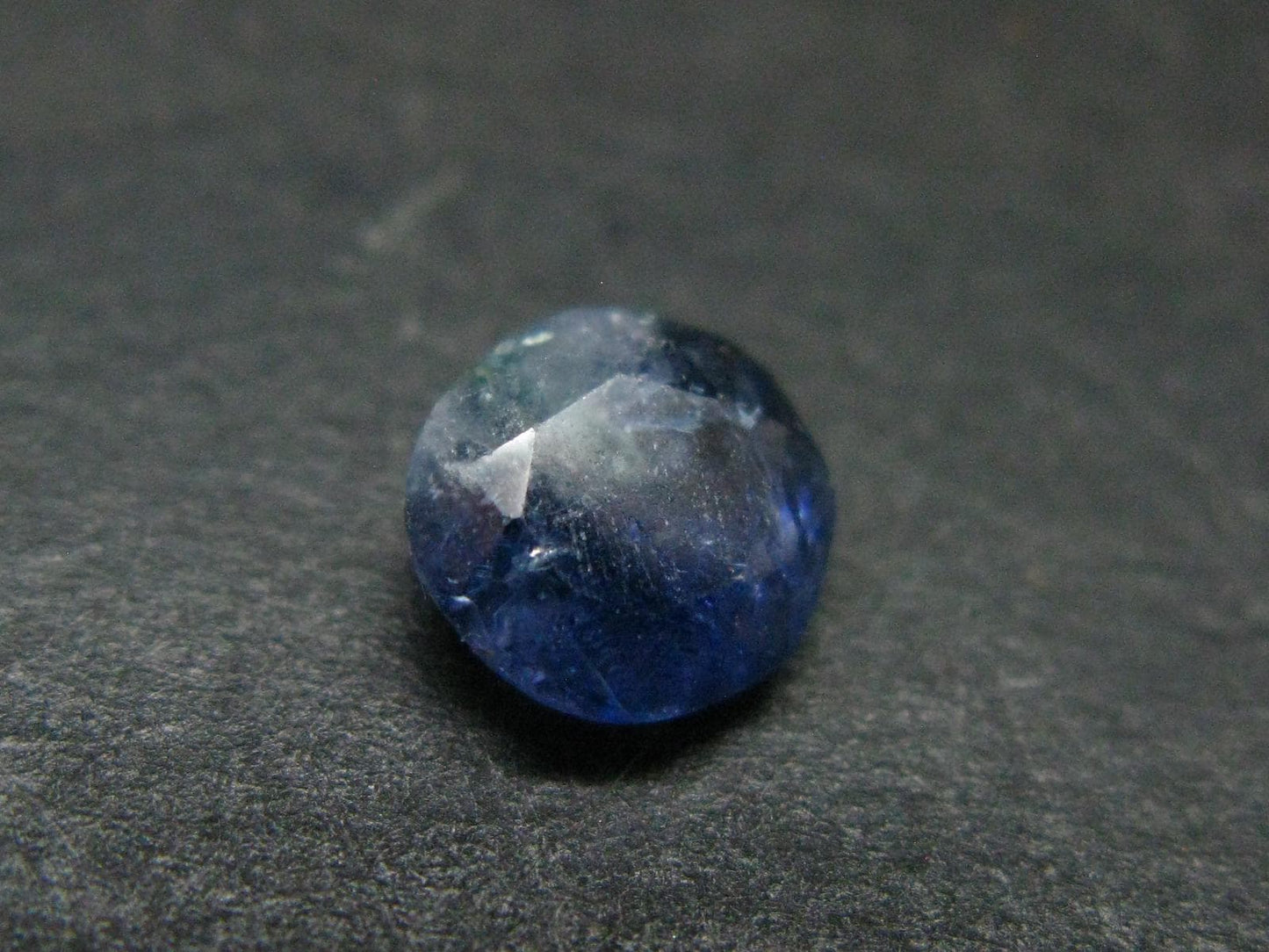Gem Benitoite Cut Stone From California - 1.26 Carats - 6.5x6.5mm