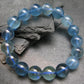 AAA Grade Gem Santa Maria Aquamarine Genuine Bracelet ~ 7.5 Inches ~ 12mm Round Beads