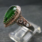 Helenite Gaia Stone Gem Sterling Silver Ring From Washington - Size 9.25 - 1.80 Carats