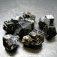 lot of 10 Black Melanite Andradite Garnet Crystals From Mali - 36.82 Grams