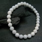 Barite Genuine Bracelet ~ 7 Inches ~ 6mm Round Beads