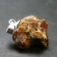 Fire Agate Silver Pendant From Mexico - 0.9" - 2.15 Grams