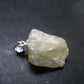 Amblygonite Silver Pendant from Brazil - 0.9" - 3.0 Grams