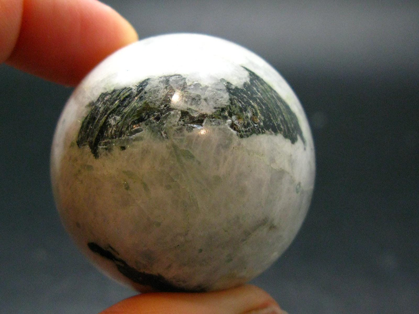 Moonstone Sphere from India - 1.6"