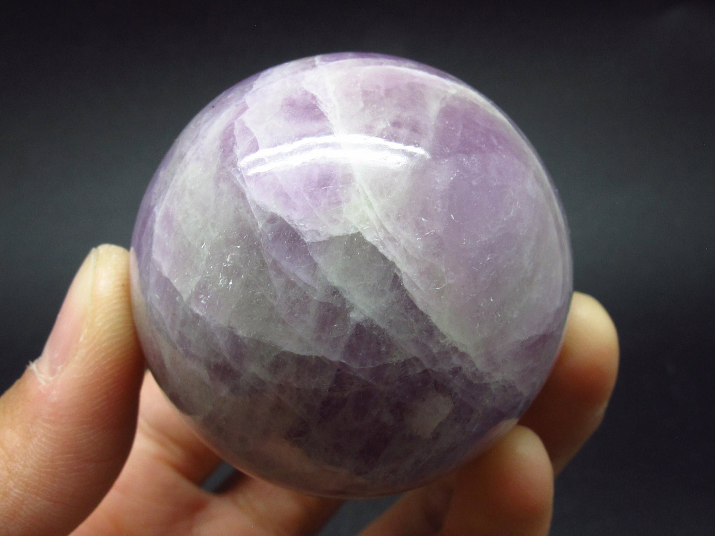 Rich Pinkish - Purple Kunzite Spodumene Sphere Ball From Brazil - 1.9"