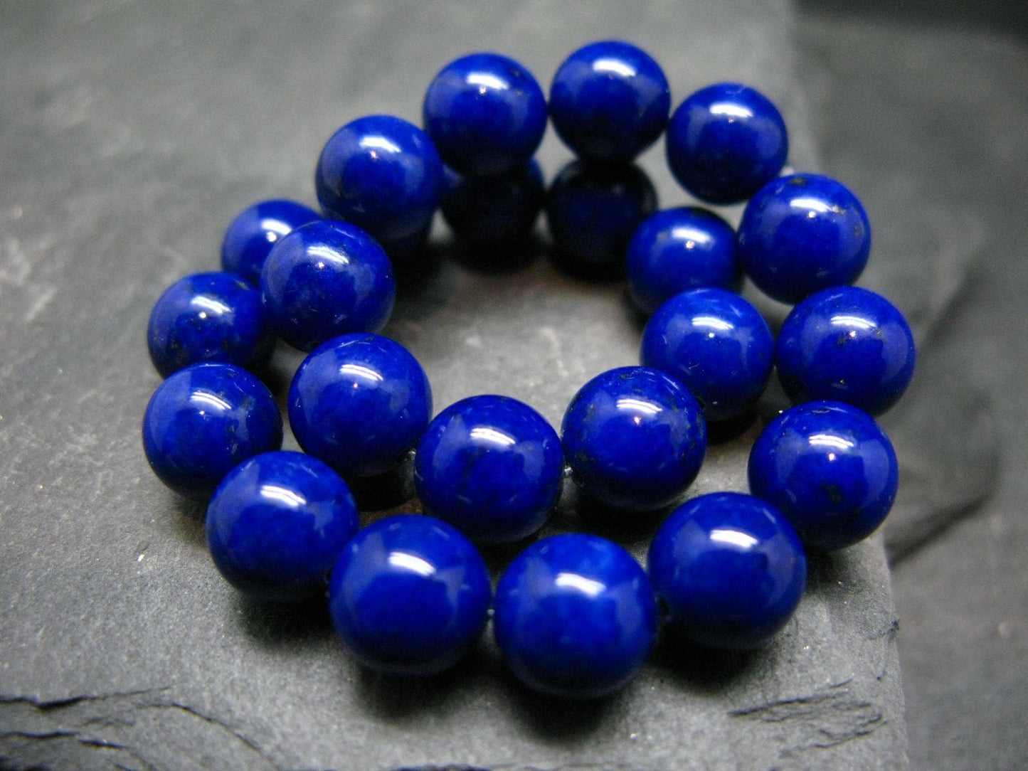 AAA Grade Lapis Lazuli Lazurite Genuine Bracelet ~ 7 Inches ~ 8mm Round Beads