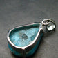 Turquoise Silver Pendant - 1.2" - 5.38 Grams