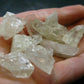 Lot of 10 Gem Hiddenite Spodumene Crystals From Brazil - 34.52 Grams