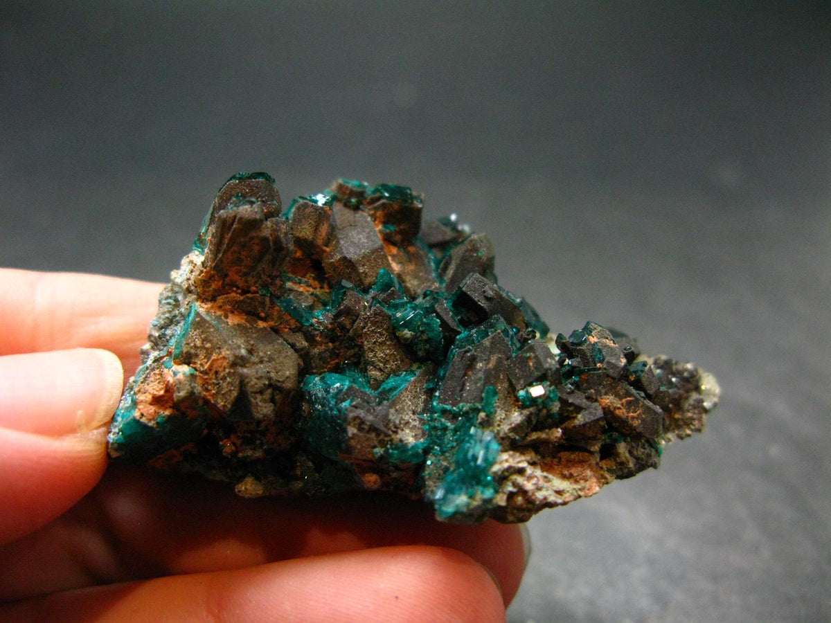 Very Nice Dioptase Cluster from Congo - 2.0" - 28.66 Grams