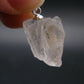 Clear Petalite Crystal Silver Pendant from Brazil - 0.9" - 2.34 Grams