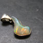 Opal Sterling Silver Pendant From Ethiopia - 0.9" - 1.83 Grams