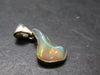Opal Sterling Silver Pendant From Ethiopia - 0.9" - 1.83 Grams