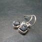 Terminated Brookite Crystal Silver Earrings From Arkansas - 2.41 Grams