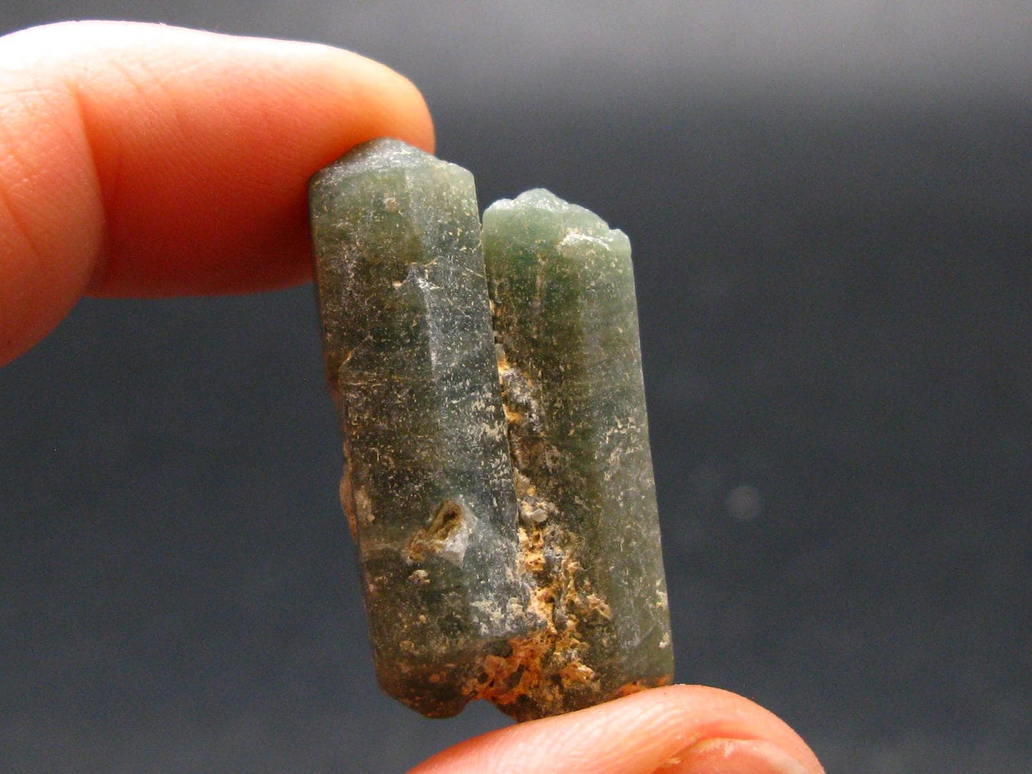 Large Neon Blue Apatite Crystal From Brazil - 1.3" - 10.66 Grams