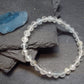 Blue Topaz Genuine Bracelet ~ 7 Inches ~ 6mm Facetted Beads