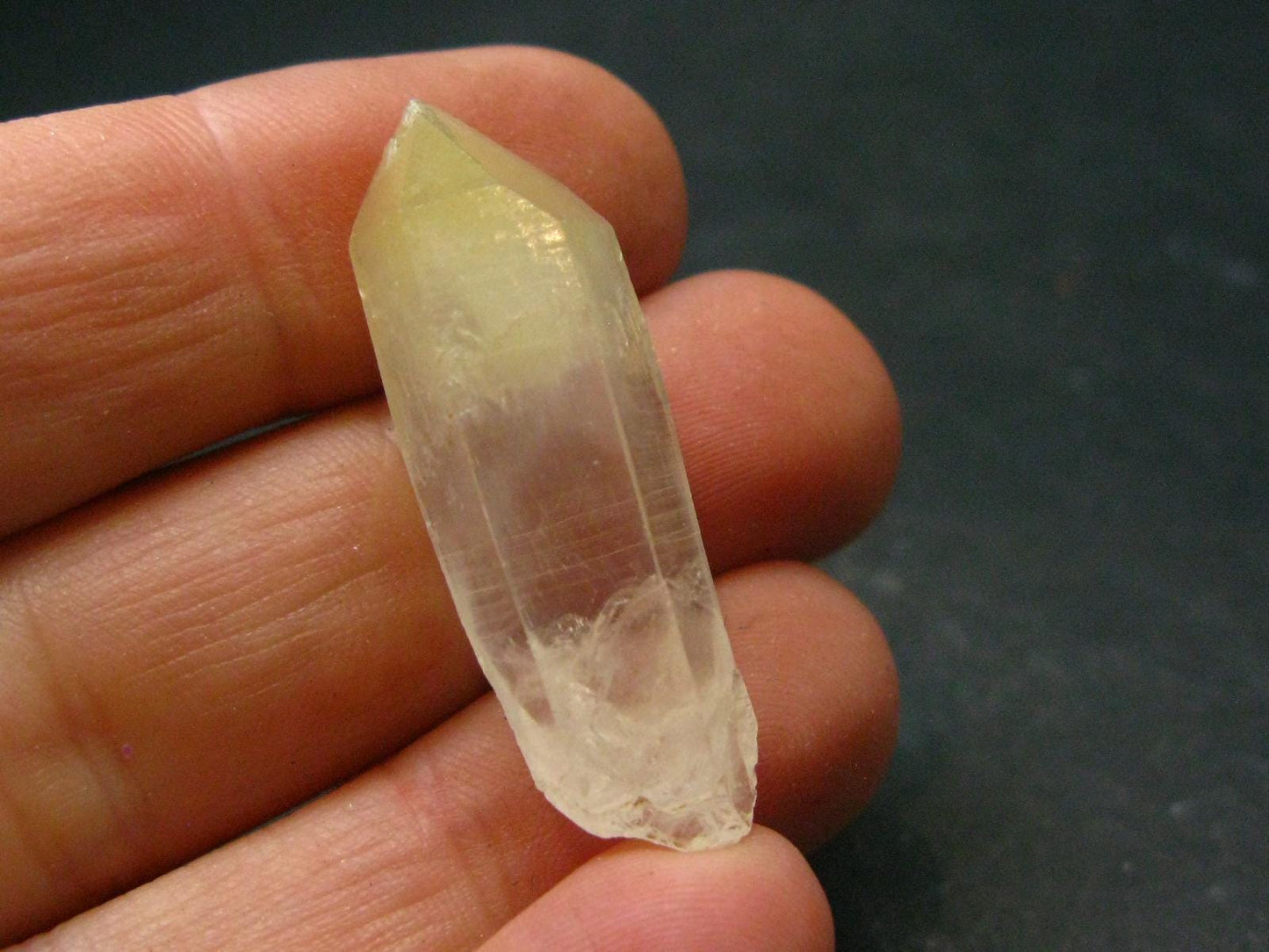 Rare Mango Quartz w/ Hallyosite Crystal From Colombia - 1.3" - 4.95 Grams