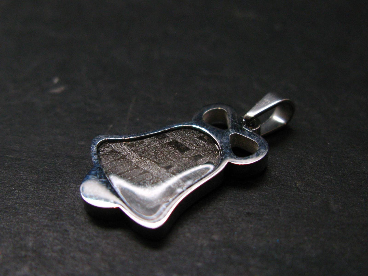 Muonionalusta Meteorite Pendant from Sweden - 0.9" - 1.81 Grams
