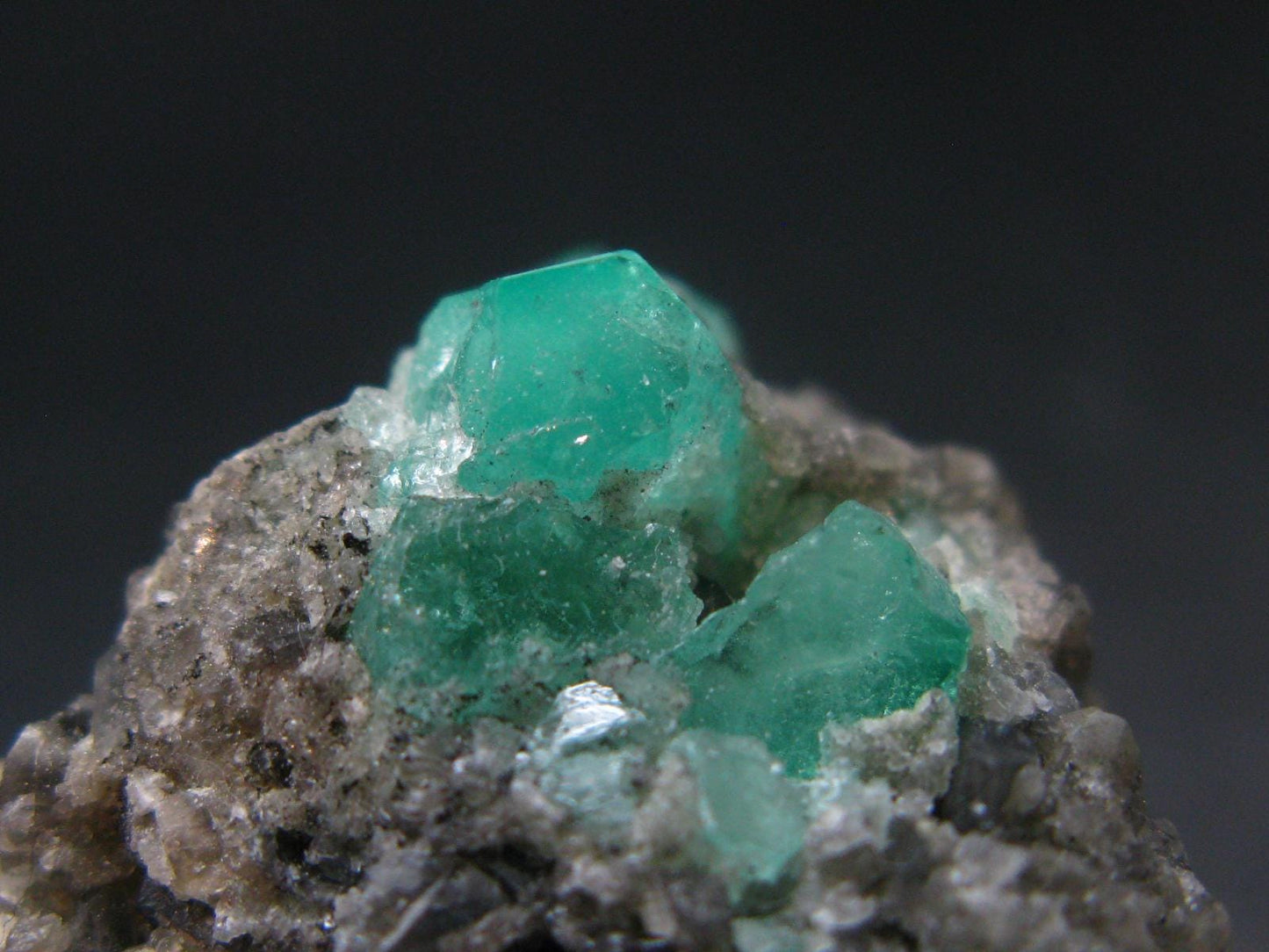 Emerald Beryl Crystal On Matrix From Colombia - 3.2"- 120.3 Grams
