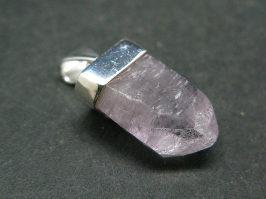 Vera Cruz Amethyst Silver Pendant From Mexico - 1.2" - 4.52 Grams