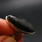 Real!! Very Rare Nuumite Nuummite Sterling Silver Ring from Greenland - 5.0 Grams - Size 6.25