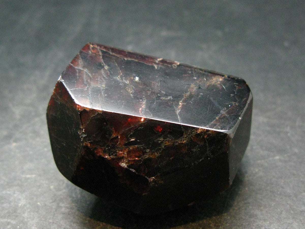 HUGE Red Almandine Garnet Crystal From India - 153.53 Grams