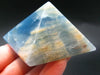 Lemurian Aquatine Blue Calcite Pyramid - 2.3" - 140.54 Grams