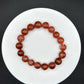 Natural Rhodochrosite Bead Bracelet | Pink Crystal Stretch Bracelet