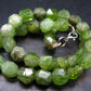 Gem Olivine Peridot Beads Necklace From Pakistan - 17"