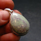 Raw Violet Kämmererite Kammererite Chrome Clinochlore Silver Plated Pendant from Turkey - 1.4" - 7.02 Grams