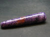 A Grade Charoite Wand From Russia - 3.3" - 47.6 Grams