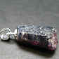 Ruby Crystal Silver Pendant from Winza Tanzania - 0.8" - 2.52 Grams
