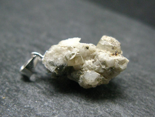 Phenakite Phenacite Crystal Silver Pendant from Colorado - 0.9" - 1.67 Grams