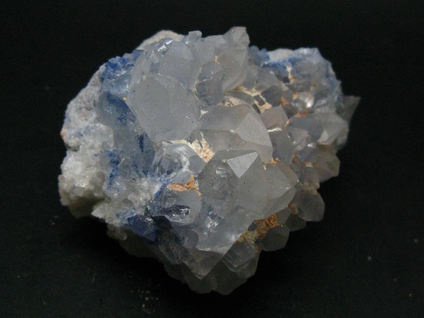 Dumortierite In Quartz Inclusion Cluster From Brazil - 3.2" - 195.96 Grams