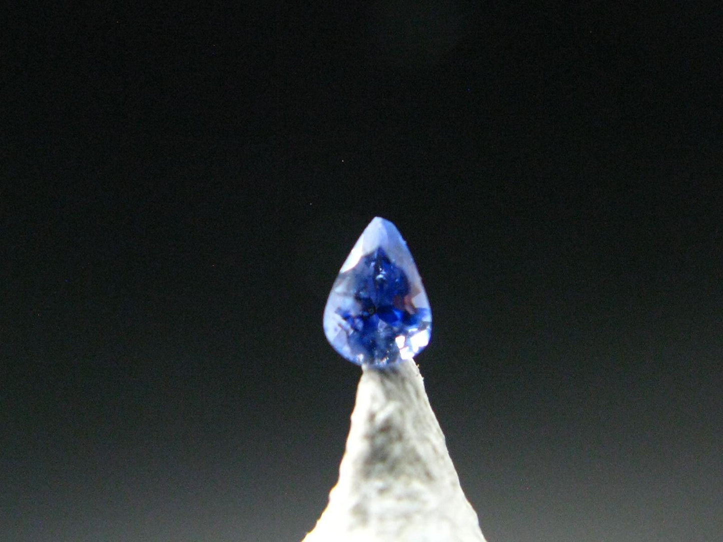 Gem Benitoite Cut Stone From California - 0.06 Carats - 2.8x2.0mm