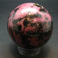 Pink Rhodonite Rodonite Sphere Ball From Canada - 2.2" - 343.56 Grams