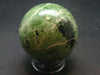 Gem Chrome Diopside Ball Sphere From Russia - 2.1"- 230.0 Grams