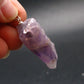 Rare Raw Auralite Super 23 Amethyst Silver Pendant From Canada - 1.6" - 7.51 Grams