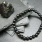 Elite Noble Shungite Genuine Bracelet ~ 7 Inches ~ 6mm Round Beads