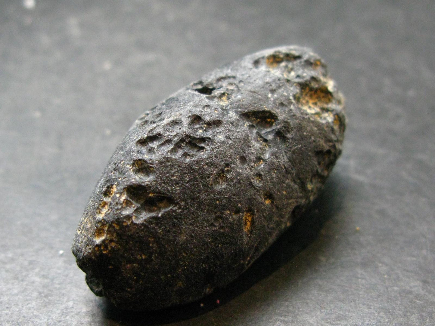 Rare Large Black Tibetan Tektite Raw Piece from Tibet - 1.9" - 36.05 Grams