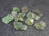 Lot of 10 Moldavite Tektite Pieces from Czech Republic - 10 Carats - 2.0 Grams