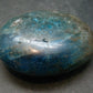 Neon Blue Apatite Tumbled Stone from Madagascar - 111.2 Grams - 2.3"