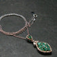 Emerald Silver Pendant W/Chain From Colombia - 3.85 Grams Total