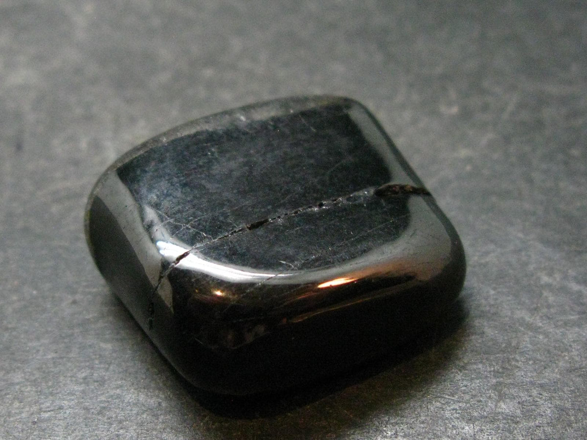 Elite Shungite Tumbled Piece from Russia - 1.1" - 14.28 Grams