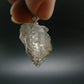 Large DT Elestial Quartz Crystal Silver Pendant From Brazil - 1.1" - 4.16 Grams