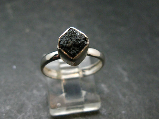Terminated Brookite Crystal Silver Ring From Arkansas - Size 7 - 2.25 Grams
