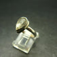 Libyan Desert Glass Tektite Sterling Silver Ring from Libya - Size 7 - 3.0 Grams