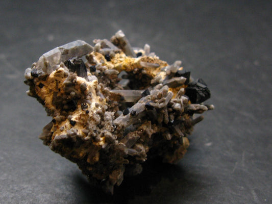Brookite On Quartz Cluster From Arkansas - 20.00 Grams - 1.8"